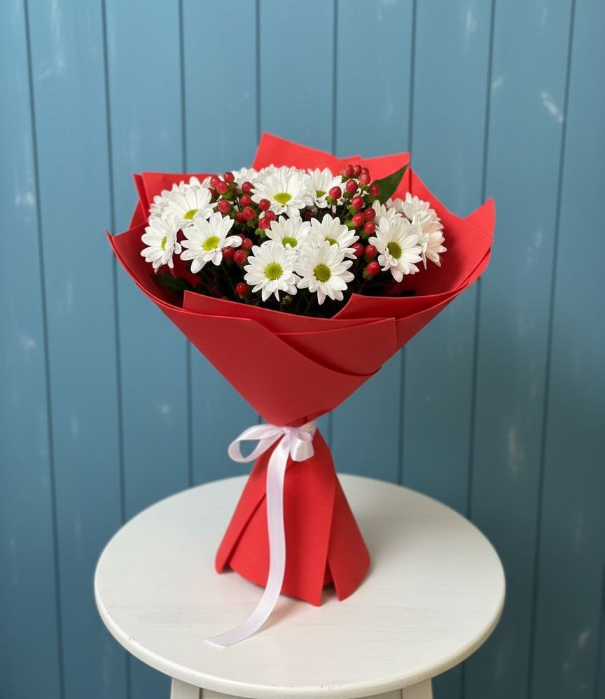 Букет цветов из: Хризантемы в Неклюдово Нижегородская область