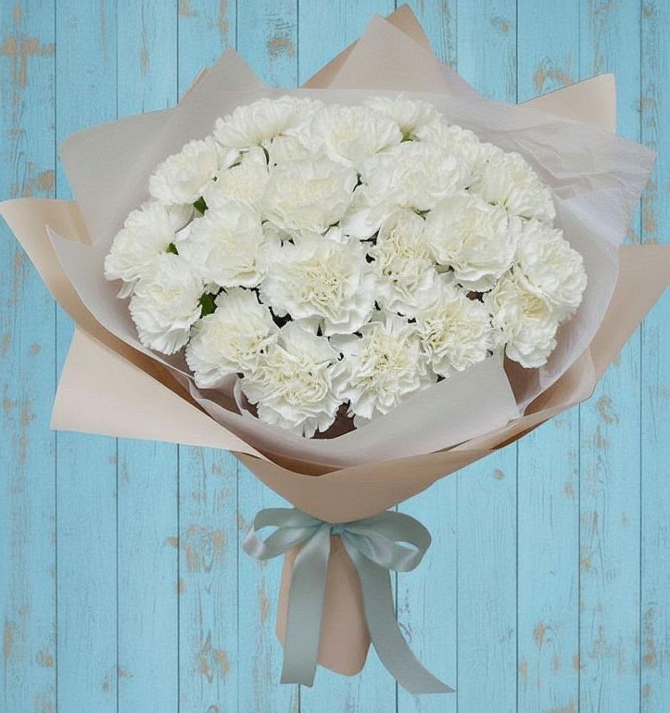 Букет цветов из: Гвоздики в Неклюдово Нижегородская область