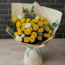 Букет цветов из:  Розы в Неклюдово Нижегородская область