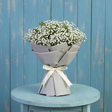 Букет цветов из:  Гипсофила в Неклюдово Нижегородская область