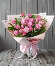 Букет Розовый кустик в Неклюдово Нижегородская область