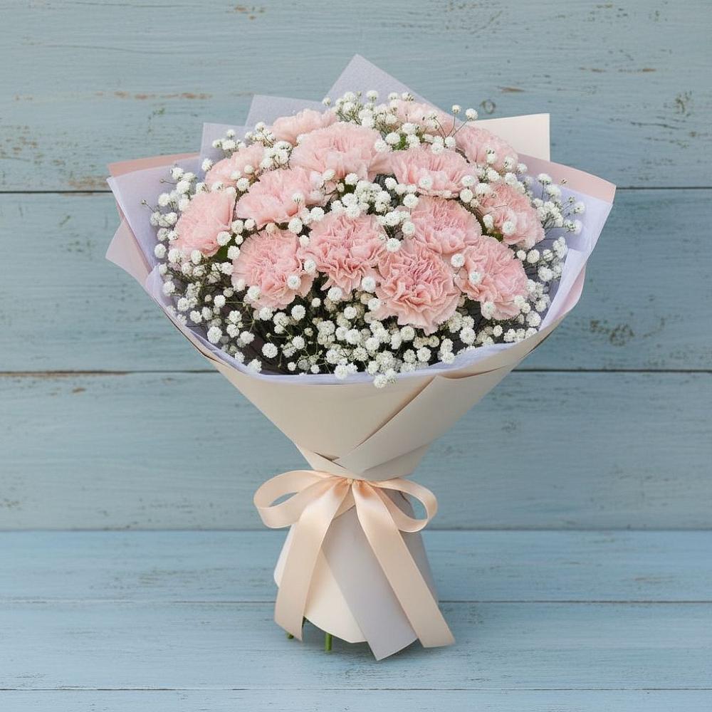 Букет цветов из: Гвоздики в Неклюдово Нижегородская область