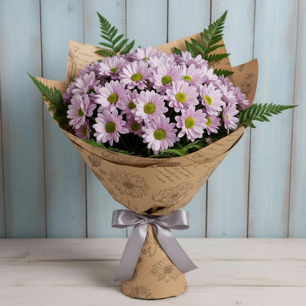 Букет цветов из: Хризантемы в Неклюдово Нижегородская область