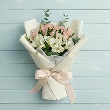Букет цветов из:  Альстромерии в Неклюдово Нижегородская область