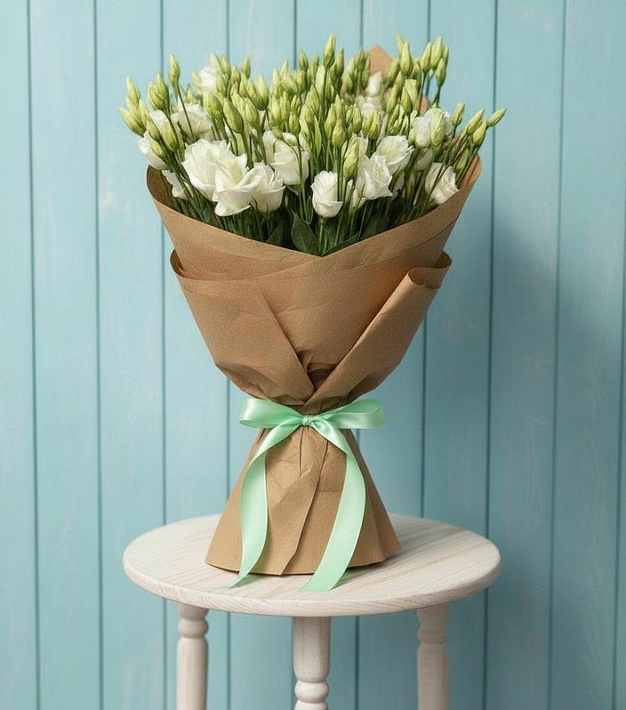 Букет цветов из: Лизиантусы в Неклюдово Нижегородская область