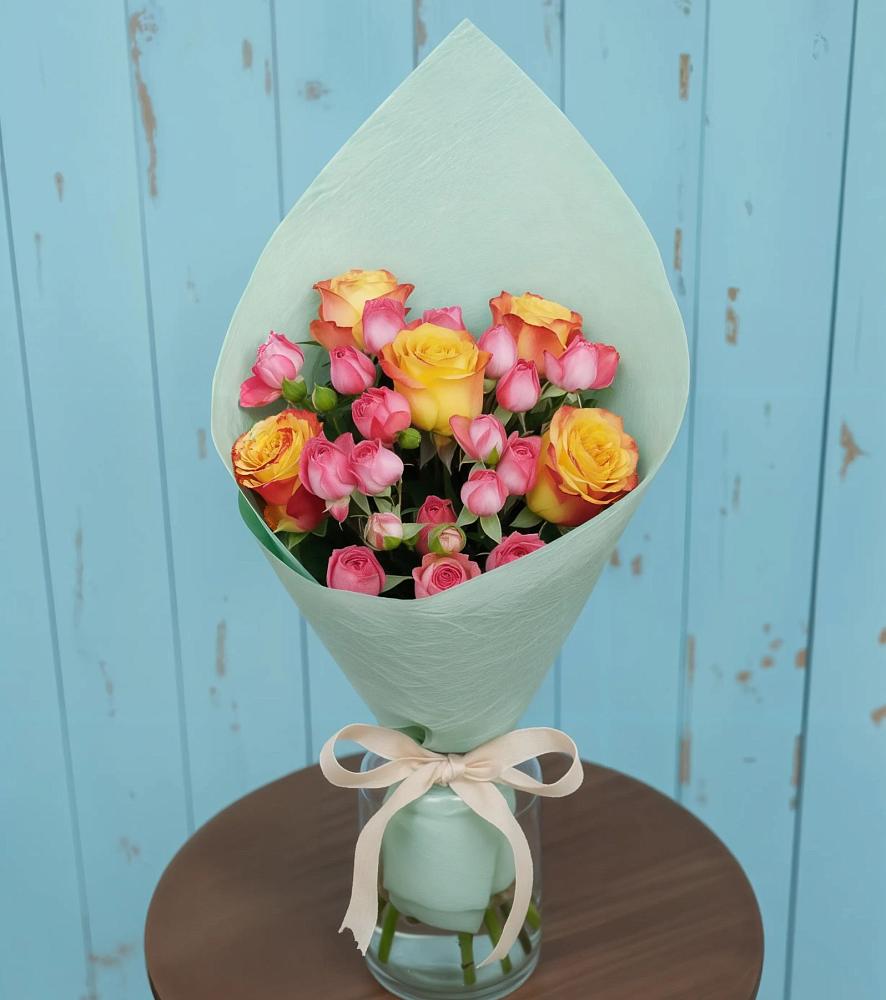 Букет цветов из: Розы в Неклюдово Нижегородская область