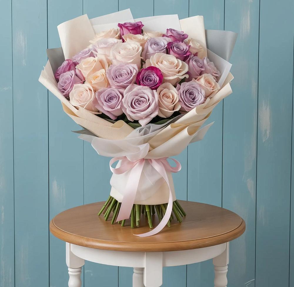 Букет цветов из: Розы в Неклюдово Нижегородская область