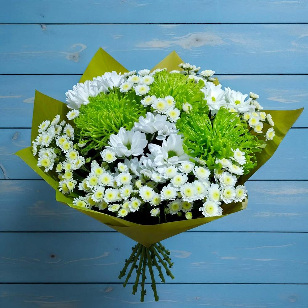 Букет цветов из: Хризантемы в Неклюдово Нижегородская область