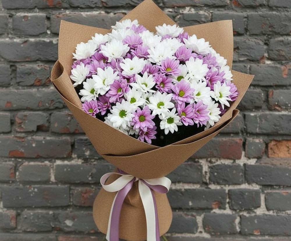 Букет цветов из: Хризантемы в Неклюдово Нижегородская область