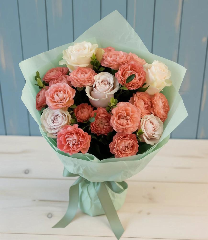 Букет цветов из: Розы в Неклюдово Нижегородская область