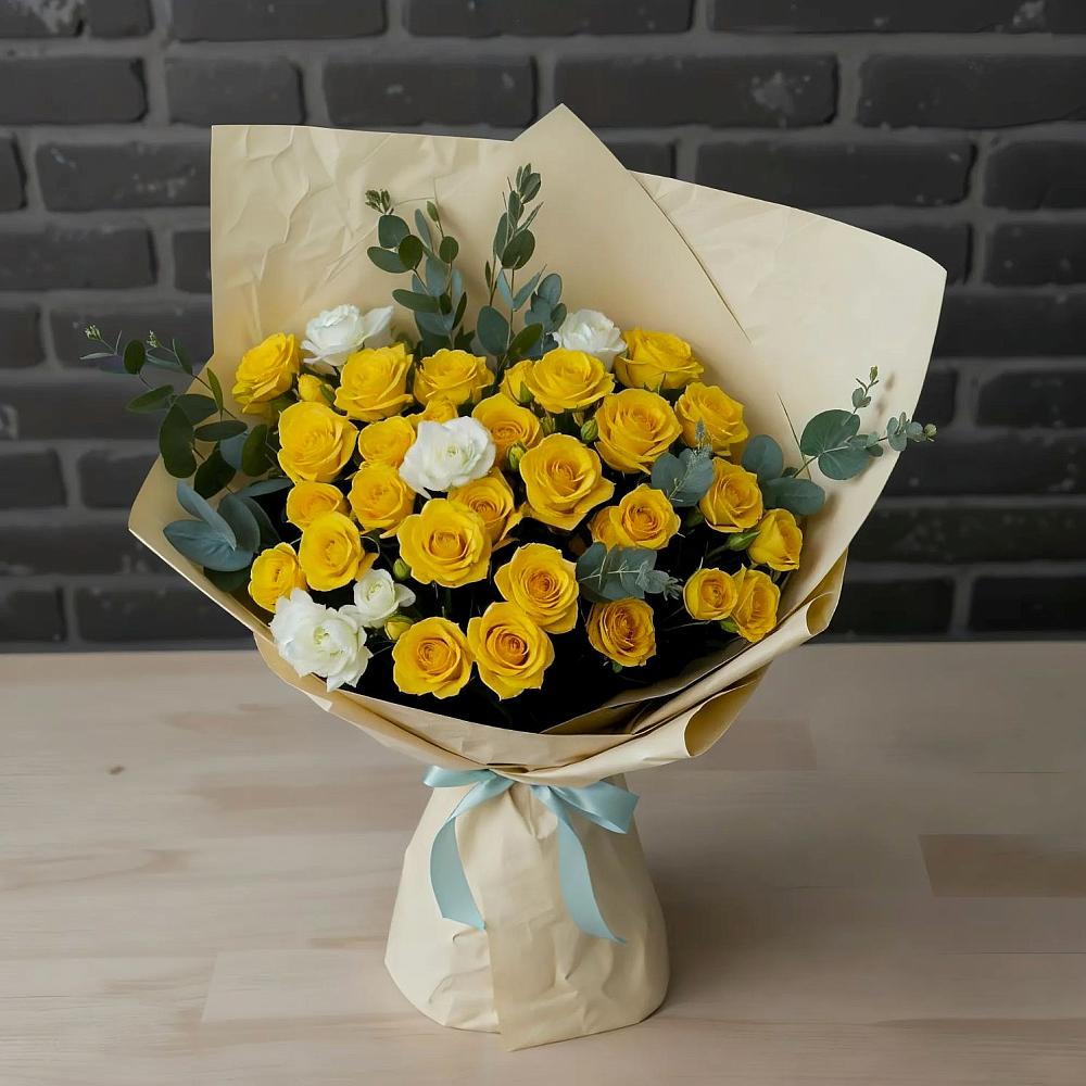 Букет цветов из: Розы в Неклюдово Нижегородская область