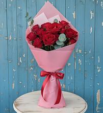 Букет цветов из:  Розы в Неклюдово Нижегородская область