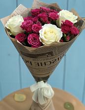 Букет цветов из:  Розы в Неклюдово Нижегородская область