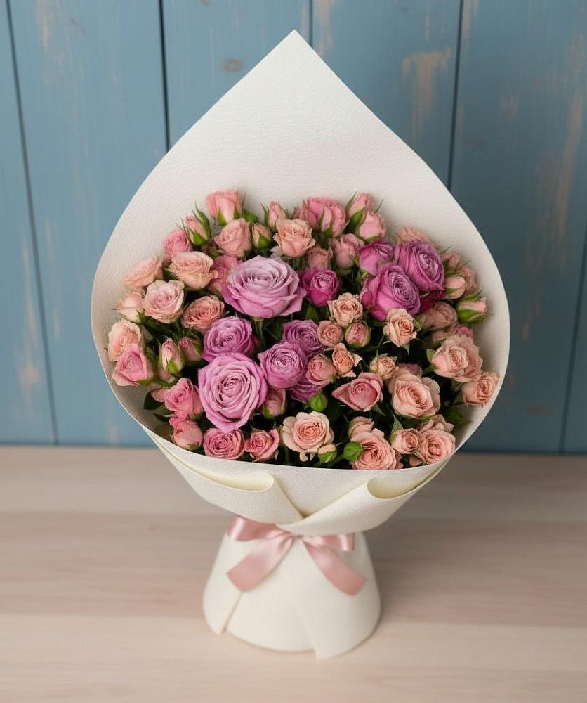 Букет цветов из: Розы в Неклюдово Нижегородская область