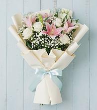 Букет цветов из:  Лилии в Неклюдово Нижегородская область