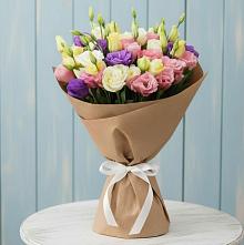 Букет цветов из:  Лизиантусы в Неклюдово Нижегородская область