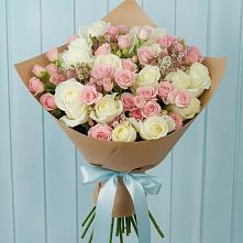 Букет цветов из:  Розы в Неклюдово Нижегородская область