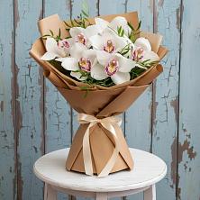 Букет цветов из:  Орхидеи и Розы в Неклюдово Нижегородская область